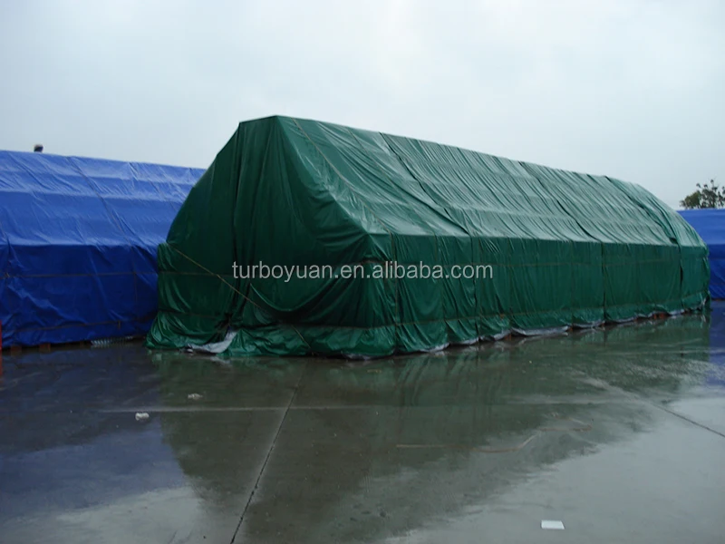 Tarpaulin 200gsm Heavy Duty Green Builders Waterproof Tarp Ground Sheet Cover 