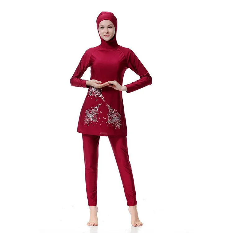 Full Coverage Islamic Swimming Costume Women Muslim Swimwear - Buy Full ...