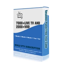 

World IPTV Smart TV 12 months Subscrip 7400+ Live 2000+ VOD Reseller Panel APK Europe IPTV Account Reseller Panel M3U UK USA