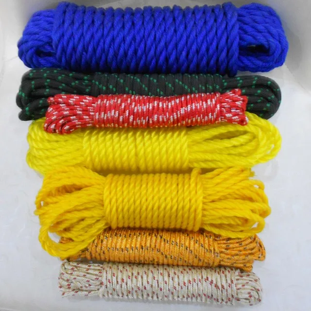 Colorful 3 Strand Twisted Pe Polyethylene Floating Rope For Sale - Buy ...