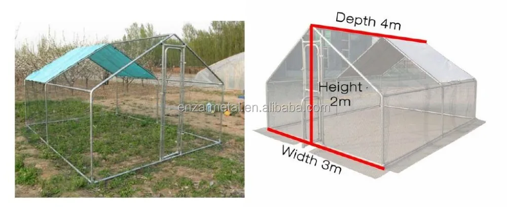 Chickencoopoutlet Deluxe Large Metal 7x10 Ft Chicken Coop Backyard Buy Super Chiken Runhen House Cage Run Outdoor Cagemetal Chicken Run For