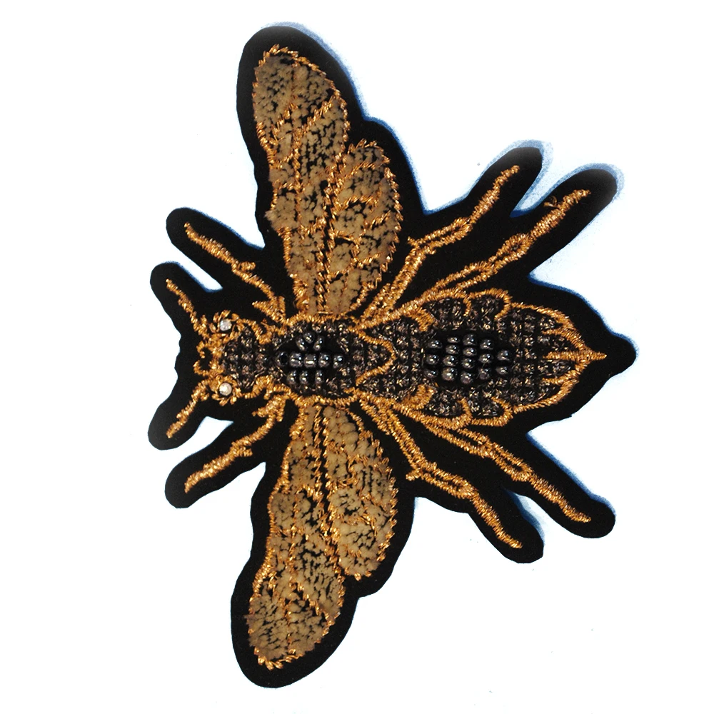 刺绣设计自己的动物补丁高品质的牙刷刺绣补丁