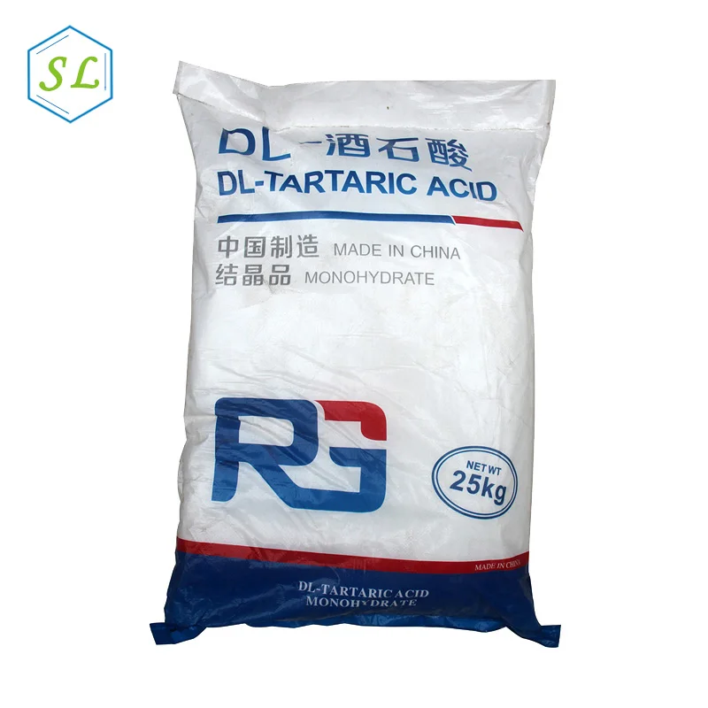 Top quality high quality DL Tartaric Acid food grade CAS No.:133-37-9