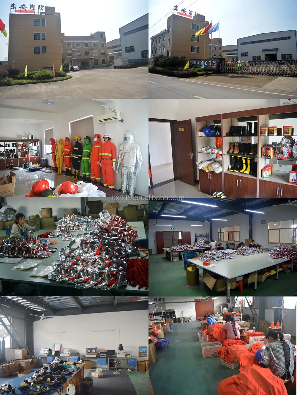 Hot Sale Steel Toe Steel Mid Sole Vulcanized Rubber Fire Safety Boot