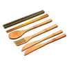 6pcs Reusable Bamboo Fiber Tableware Set Kitchen Cooking Utensils Manufacturer