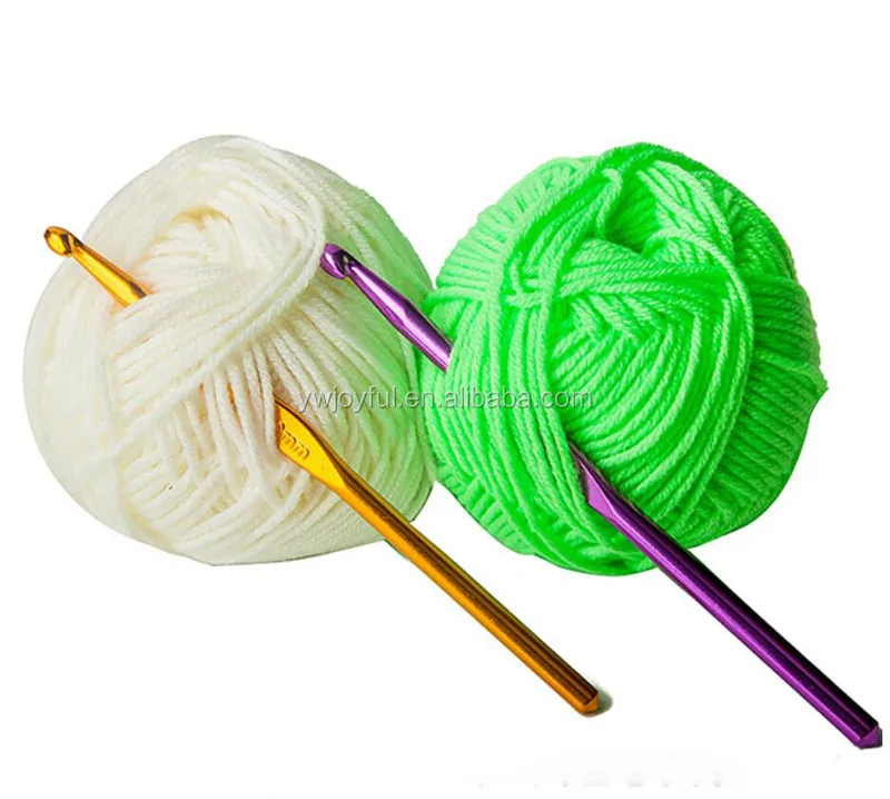 Wholesale Cheap Aluminum 2mm10mm Crochet Single Hook Yarn Knitting