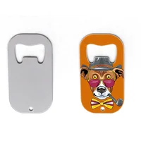 

Dog Tag Shape Beer Bar Personalized Design Sublimation Stainless Steel Flat Bottle Opener