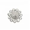 Flatback Rhinestone Flower Button for Wedding Invitation