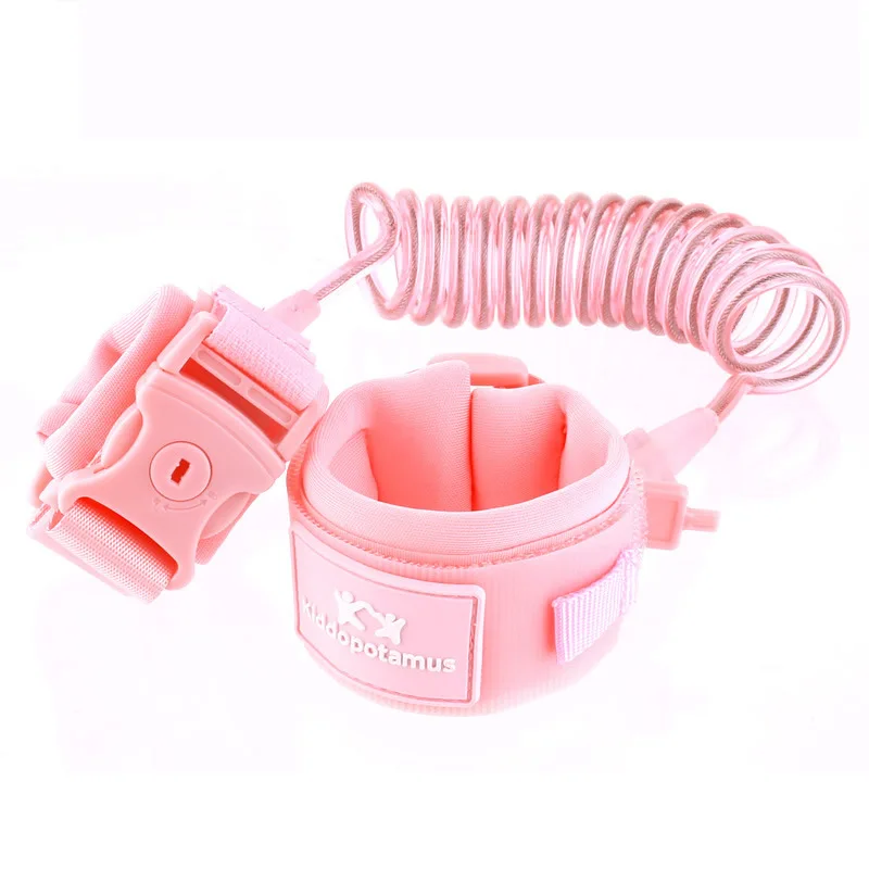 

Anti-lost children kids bracelets baby belt traction rope outdoor safety harness, Blue/ pink