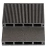 House Decorative Brown Deck Tile Color Wood Plastic Composite Flooring Technics HDPE Material Hollow Decking Free Samples
