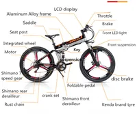 

26 inch Hidden Battery 350W China Electric Bikes With Disc Brake