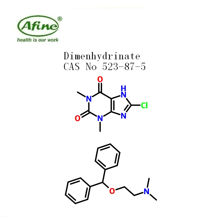 
Pharmaceutical ingredient Dimenhydrinate CAS 523 87 5 