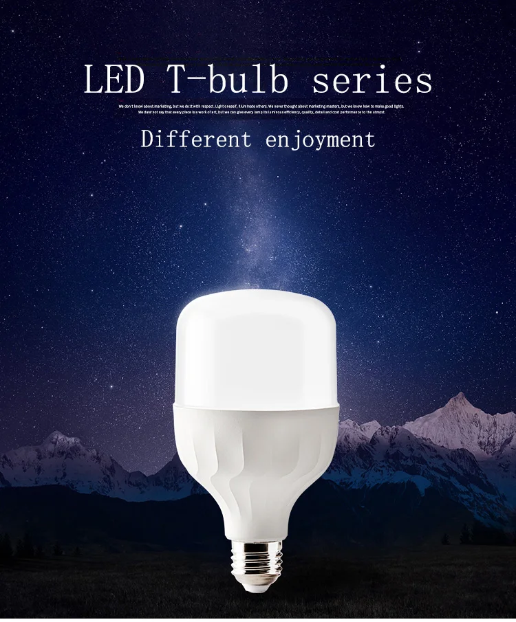 High brightness High-quality Aluminum Plastic T shape 5W led lamp e27 led t bulb