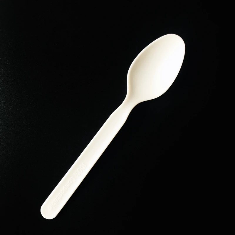
6.5 INCH CPLA fork with customized bio. bag wrapped 