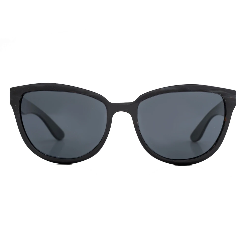 

horn sunglasses cat eye UV 400 buffalo horn glasses smoke lens Custom engraved