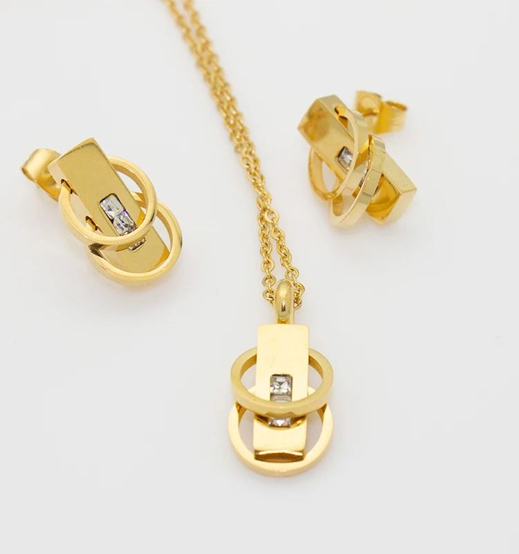 

Best Fashion Accessories Stainless Steel Jewelry Wholesale 24k Gold Plated Jewelry, Picture