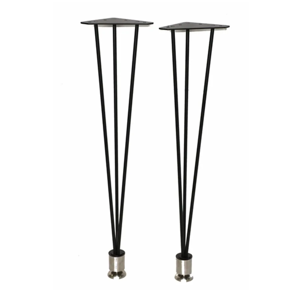 Modern Furniture Leg Leveling Feet Hairpin Legs Adjustable 28" Hairpin