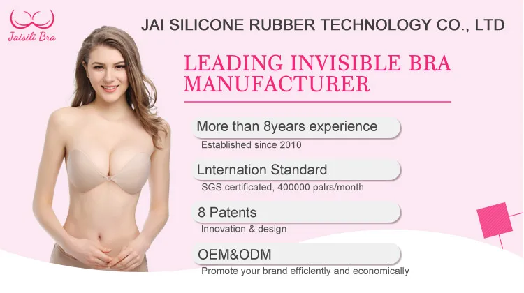 Hot Sale Thailand Blue And Pink Color Hand Shape Push Up Bra