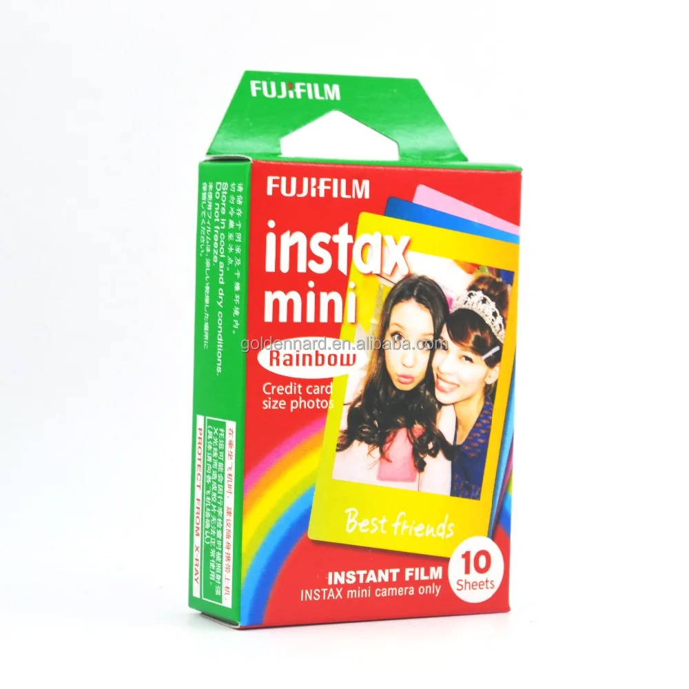 Fujifilm Instax Mini Film Instant Rainbow Film for Mini 7s/Mini 9/Mini 8/Mini 25/Mini 50s/Mini 90 Camera and so on.