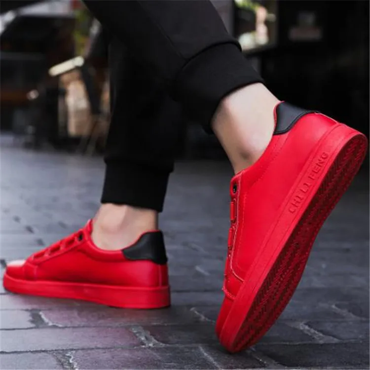 

Hot-selling new style pu men shoe skateboard shoes CC950