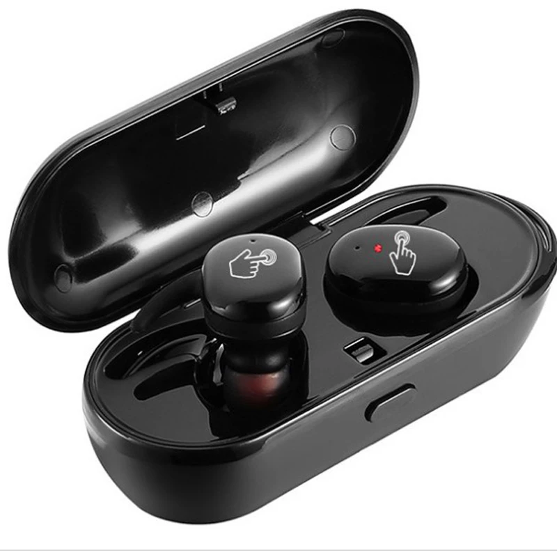 

China Factory OEM True Wireless Mini Bluetooth Earbuds Noise Canceling Waterproof Tws Earphone with Charging Case