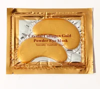 

Wholesale Anti Aging Sleep Under Eye Patches Crystal 24K Gold Powder Gel Collagen Eye Mask