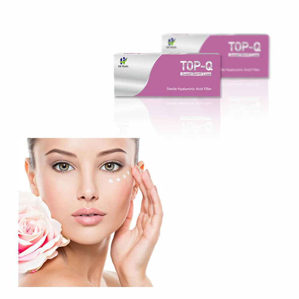 

TOP-Q CE High Quantity Injectable Cross-linked Anti Wrinkle Hyaluronic Acid Dermal Filler Injection, Transparent