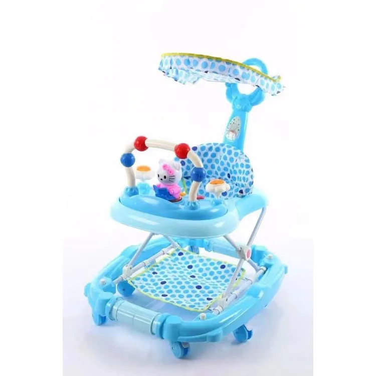 

wholesale baby walker with activity table/musical and flashing light walker for baby/2018 new and popular kids baby walker, Green,bule,yellow,pink