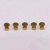 solid knurled nameplate red copper rivet