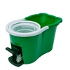 Hands Free Microfiber Pedal Spinning Mop With Bucket