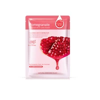 

HANCHAN Brand Pomegranate extract Moisturizing Recover Skin elasticity Brightening Face Care Sheet mask