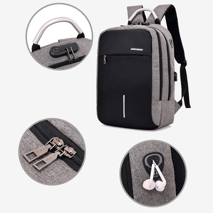 anti theft backpack with lock