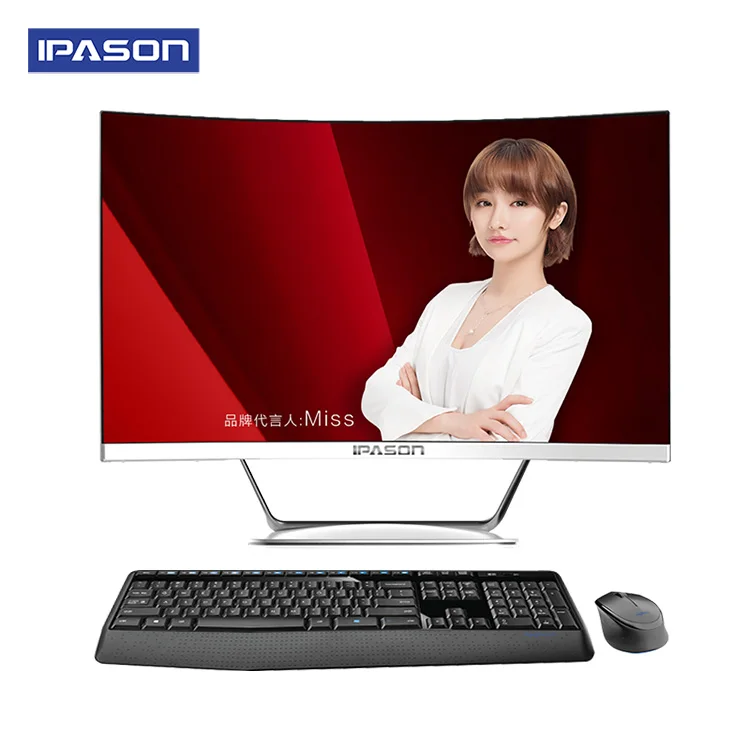 

Ipason Ddr4 8G 240G Ssd 3.4Ghz Inter Core 7500 I5 Processor All-In-One Pc With Battery, White