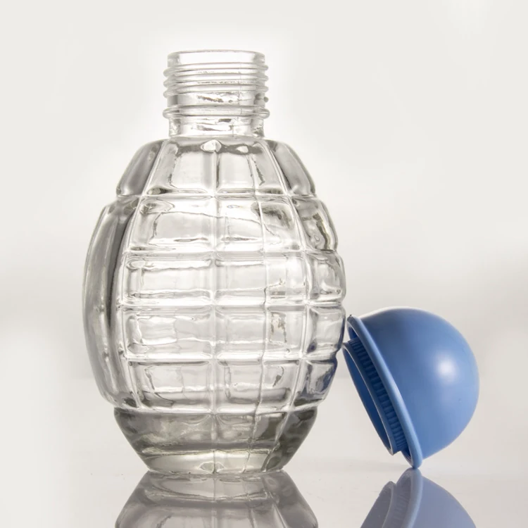 Wholesale Seal Disposable ECO Friendly Clear 150ml Grenade Shaped Bottle