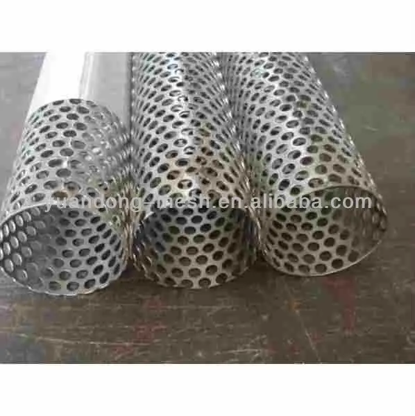 Tubo de acero inoxidable perforada 54mm x500mm 0,5m tubo de escape de acero inoxidable tubo perforada rigida 