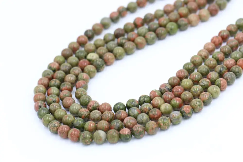 Радуга камня. Крупные бусы. Натуральный камень яшма. Унакит бусы. Синтетический малахит.