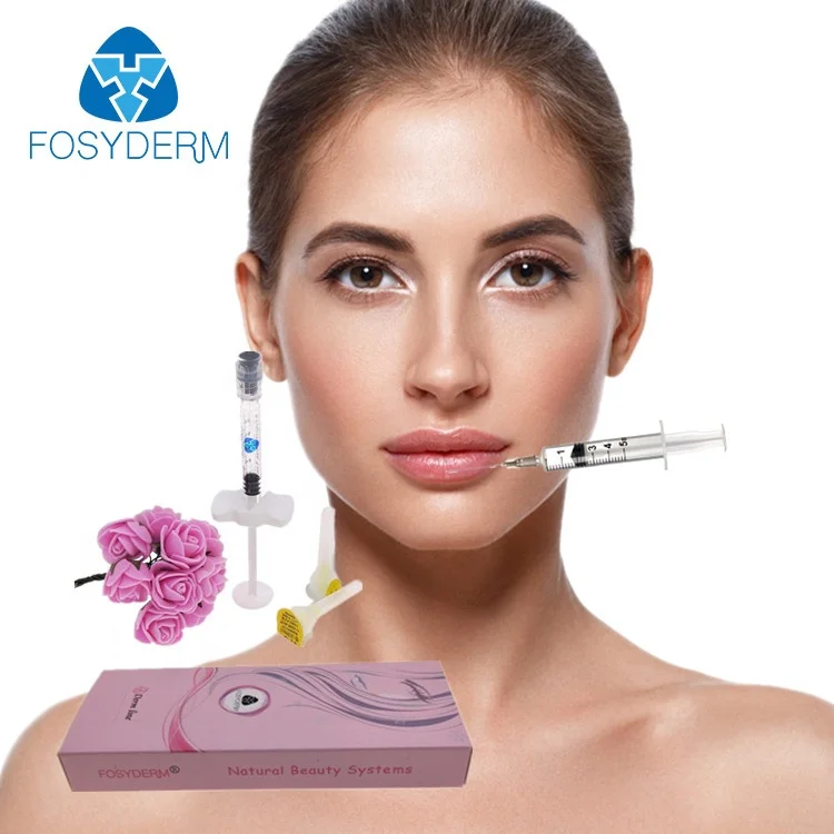 

Fosyderm Injectable Dermal Fillers Face&Lips Implant Cross-Linked Hyaluronic Acid,2ml,1ml Derm