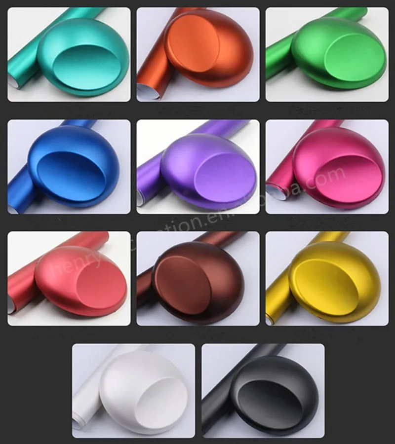 High Quality Pvc Adhesive Vinyl Roll 1.52*18m White Satin Chrome Car