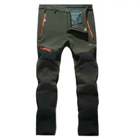 

Men Outdoor Soft Warm Windproof Waterproof Tactical Hiking Pants For Winter