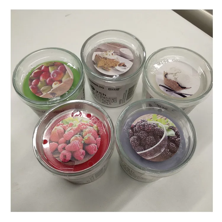 

Wholesale Matte red glass jar candle Candle Jars With Wooden