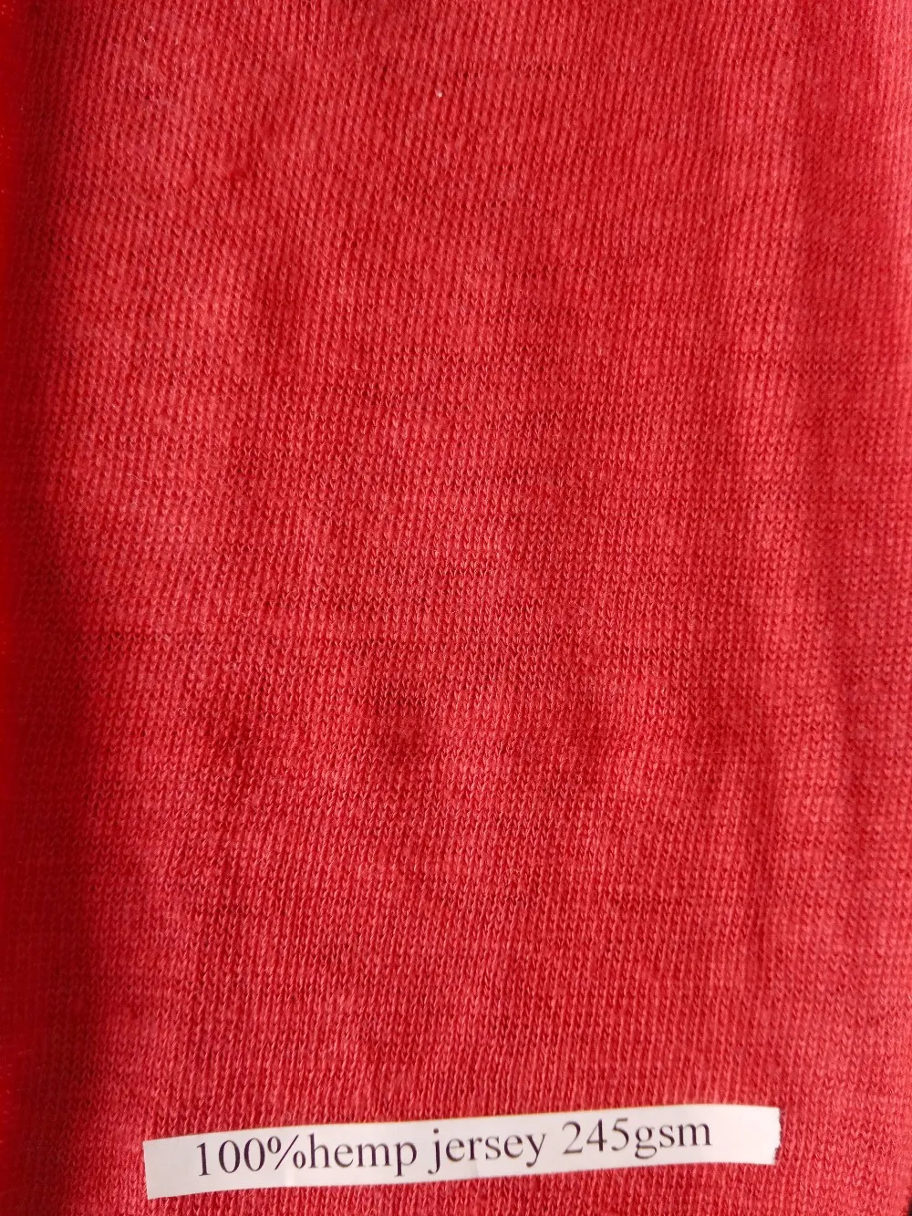 Jersey 100 Hemp Fabric For Hemp Clothing Tshirt Knitted Plain Dyed 50 X30 Organic Hemp Fabric