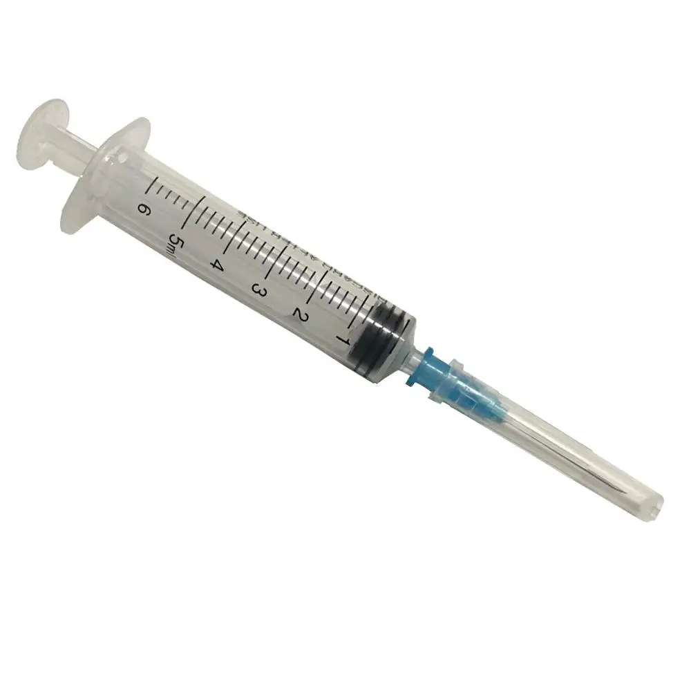 
5 cc Sterile Disposable Syringe with Needle 