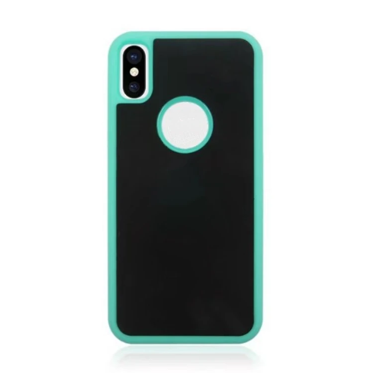 

Hot Selling Nano Suction Cover Phone Cases Anti Gravity Phone Case For iphone 8, Black,blue,red,white,rose red