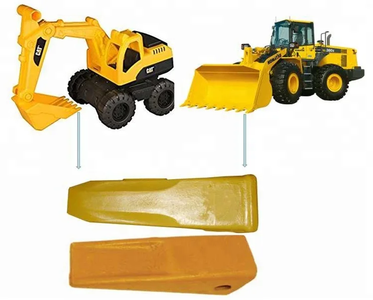 Wear-resistant carbon steel excavator crusher bucket teeth 1U3302