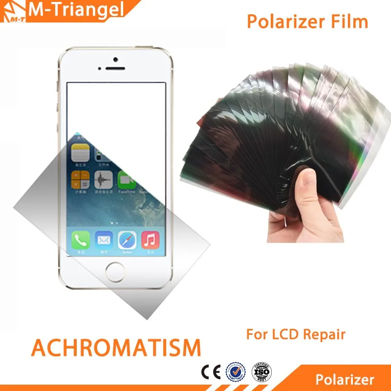 ZHANGJIALI JIALIZ Mobile Accessories Linear Polarized Filters Sheets LCD Polarizer Film 100 PCS LCD Filter Polarizing Films for Galaxy Note III N9000