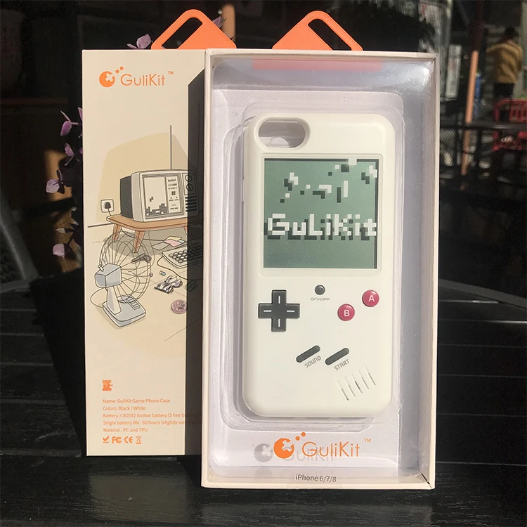 

Easy installation white and black game console shape phone case