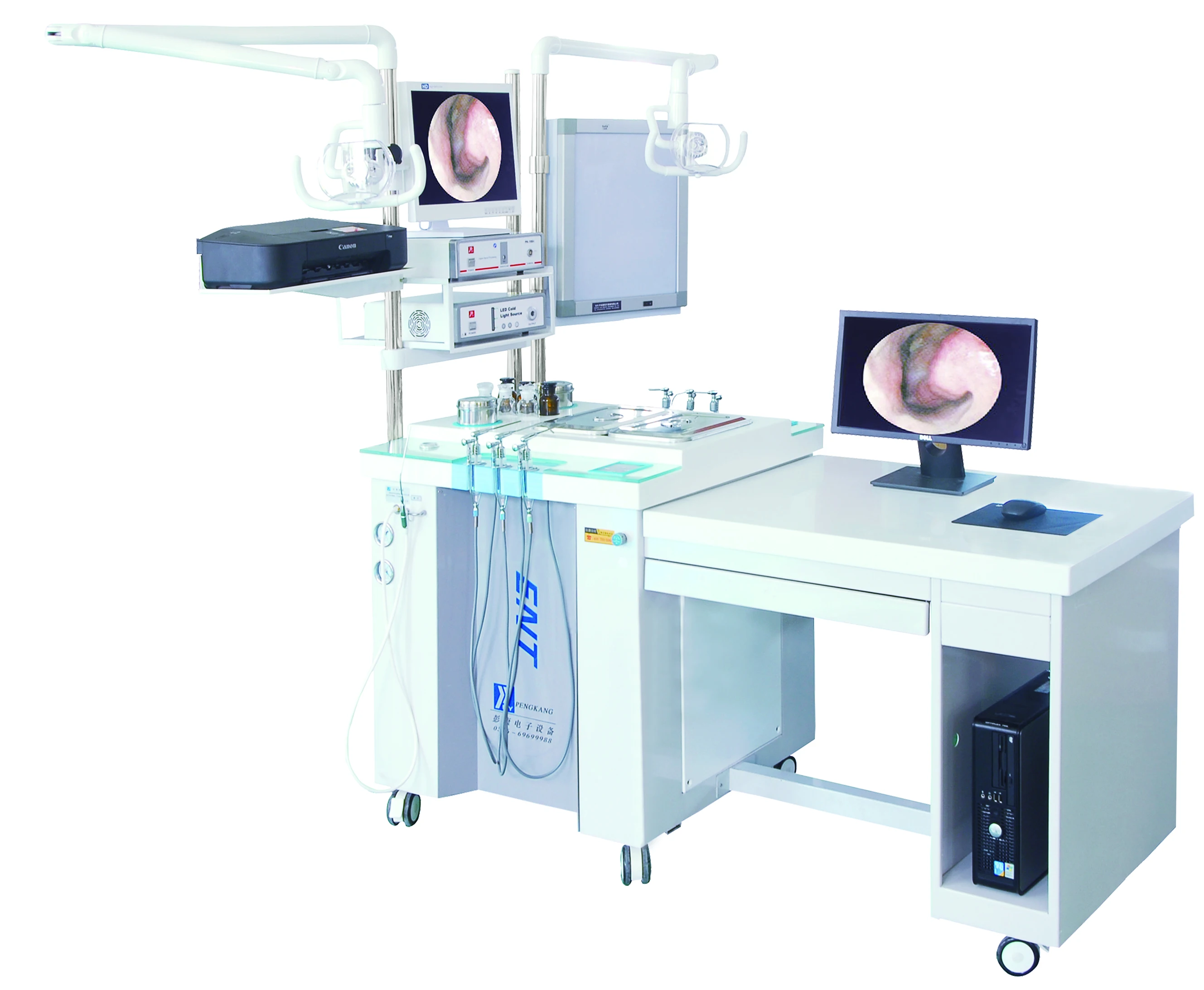 
ENT Treatment Workstation Unit / ENT Surgical Instruments with Chair 