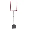 Adjustable Black Floor Standing Plastic A4 Frame