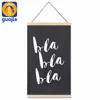 Plastic rod wall scroll hanging flag for cloth store advertising