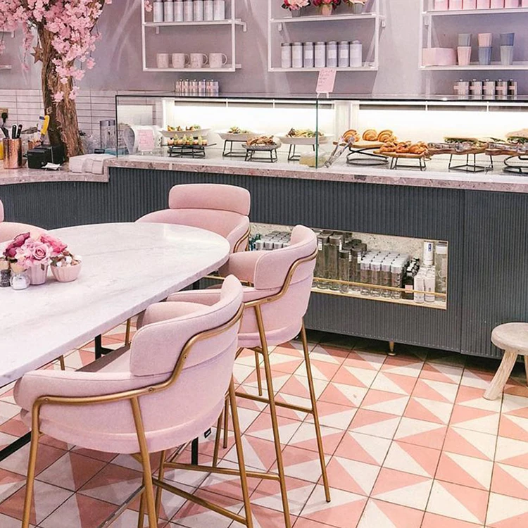 Nordic modern colorful cheap recliner chair dining table chair design single chair